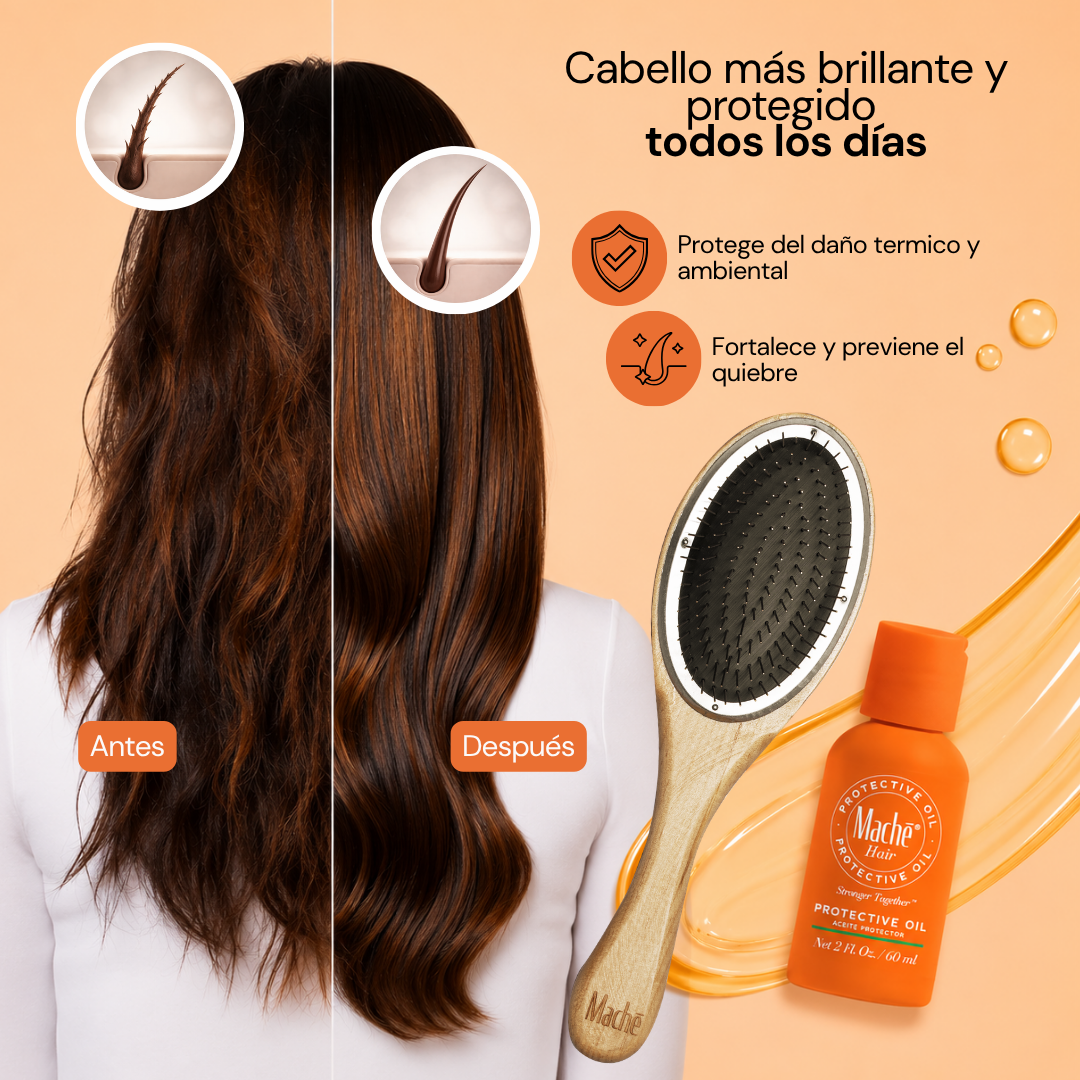 Kit Machē Full Hair Routine | El ritual que restaura, purifica y renueva tu cabello desde la raíz