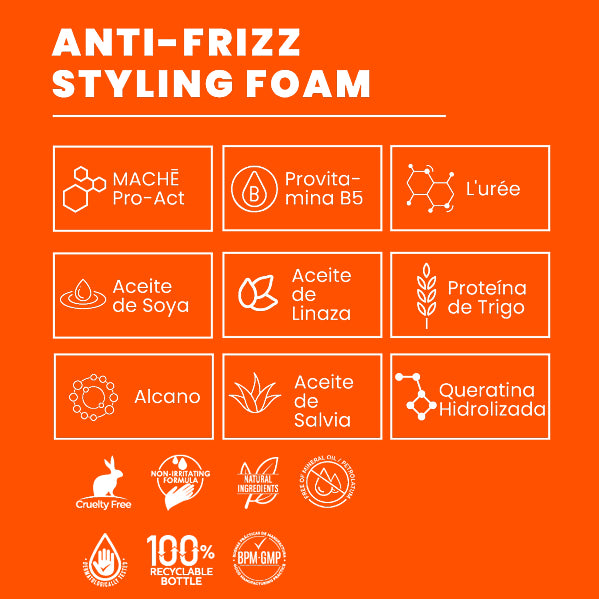 Espuma Modeladora Anti Frizz